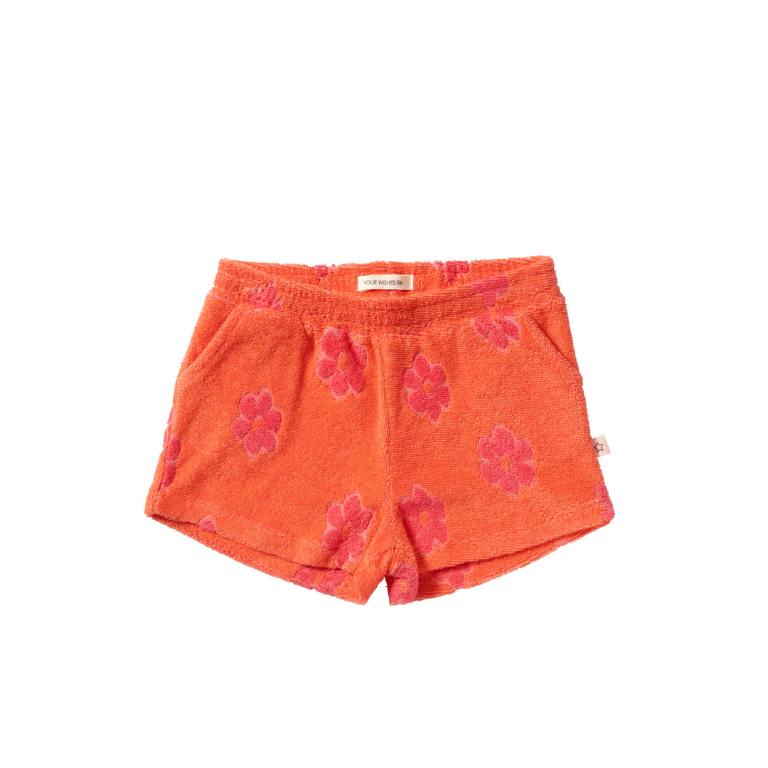 Your Wishes Flower Terry Shorts - Meisjes Korte Broek 1