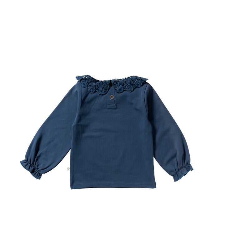 Your Wishes French Knit Crochet Longsleeve - Meisjes Shirt 2