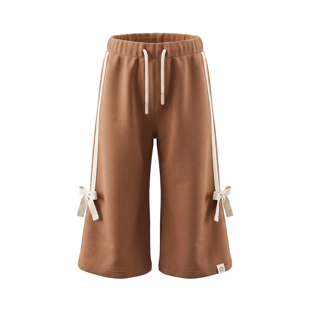 Your Wishes French Knit Jog Pants - Meisjesbroek - Bruin 1