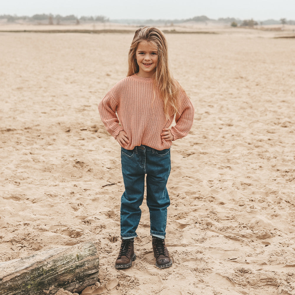 Your Wishes Knit Chunky Sweater Rose Dawn - Meisjestrui roze 2