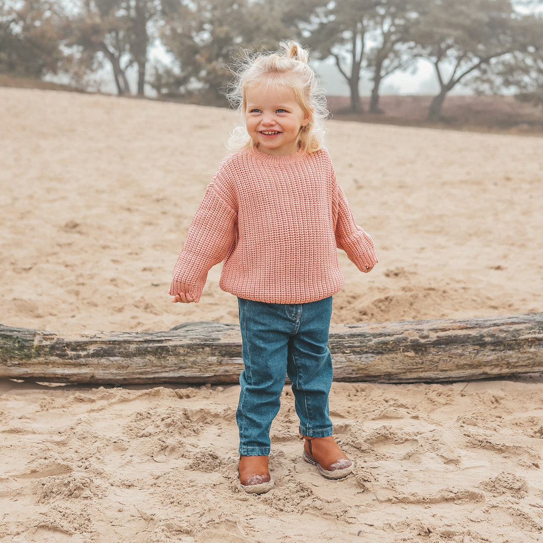 Your Wishes Knit Chunky Sweater Rose Dawn - Meisjestrui roze 5