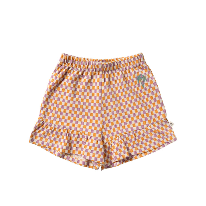 Your Wishes Mini Check Wide Shorts - Meisjes Short 1