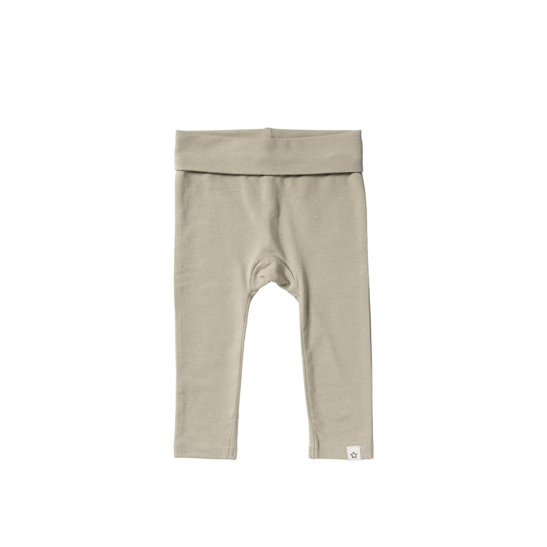 Your Wishes Solid Fitted Pants - Newborn Broekje - Groen 1