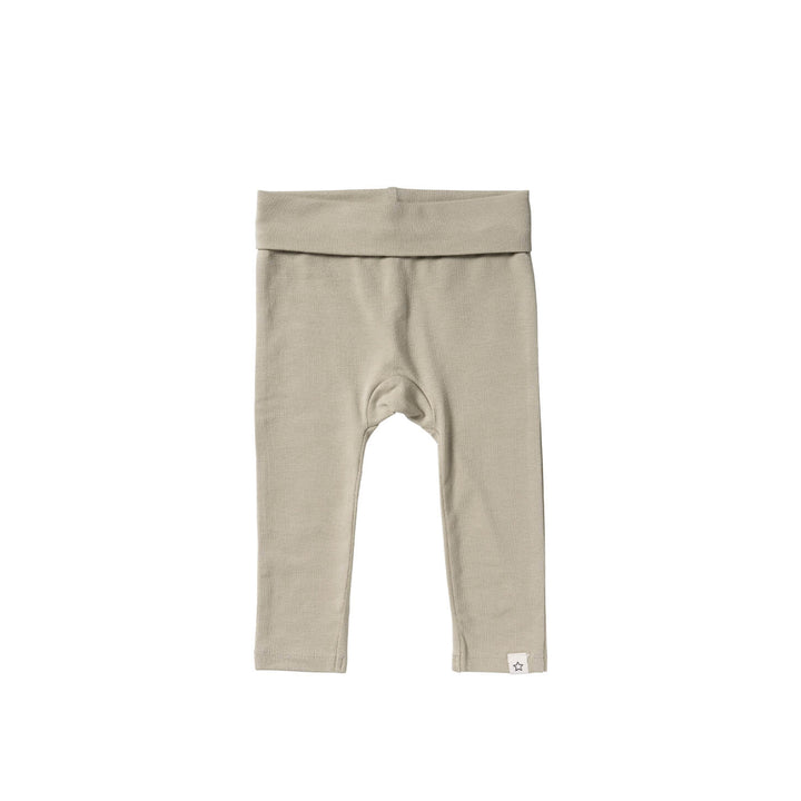 Your Wishes Solid Fitted Pants - Newborn Broekje - Groen 1