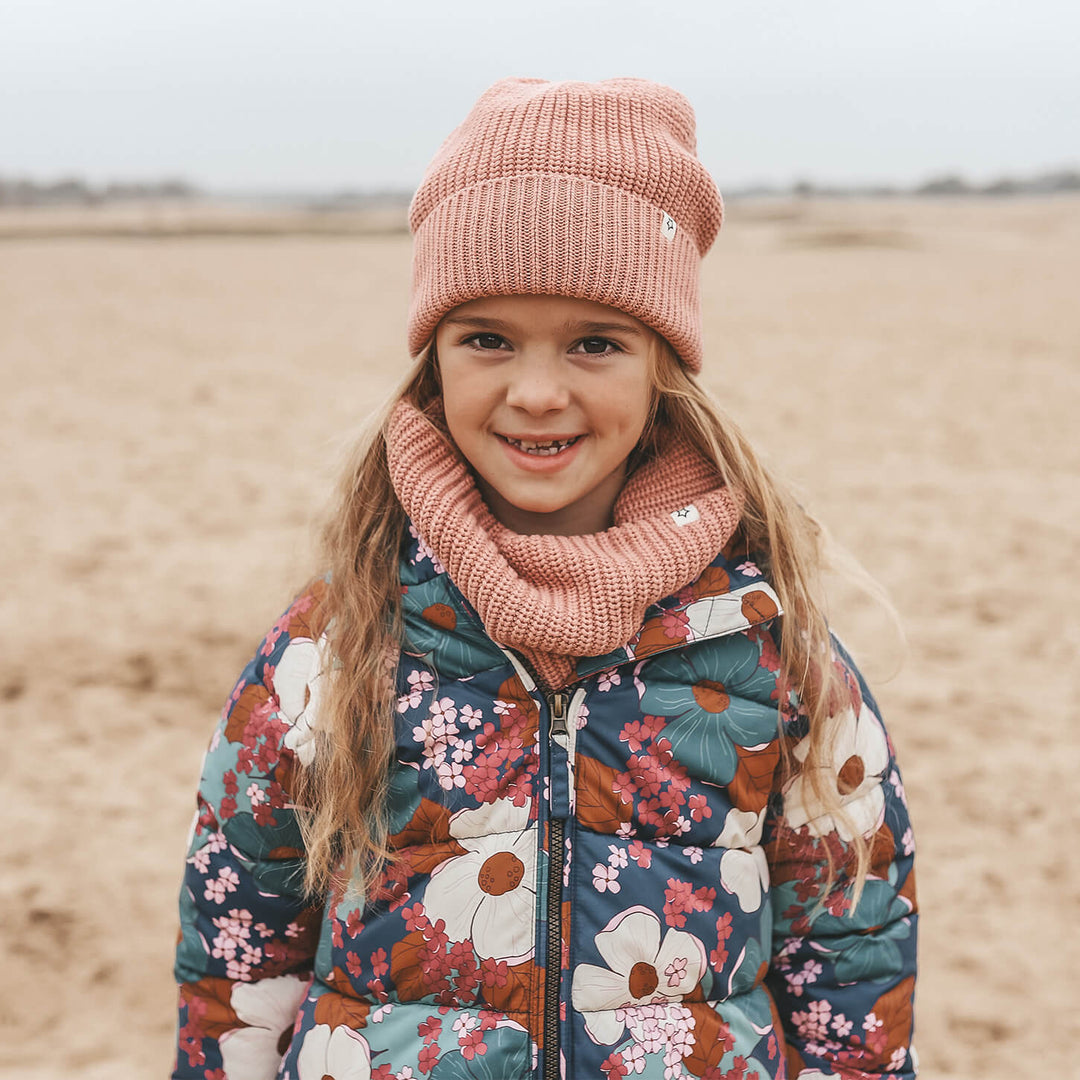 Your Wishes Solid Knitted Hat Rose Dawn - Wintermuts - Roze 