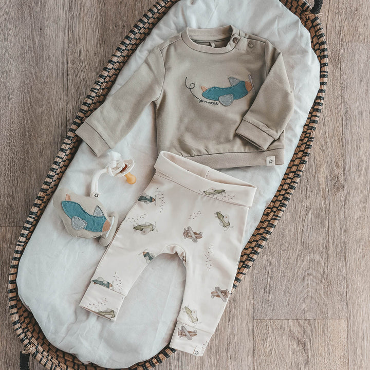 Your Wishes Solid Longsleeve Elm - Newborn Shirt Licht Kaki 4