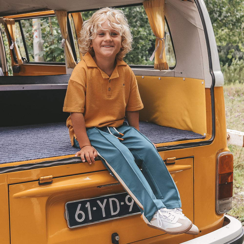 Your Wishes Solid Straight Jogger - Jongens Broek - Turqoise 2