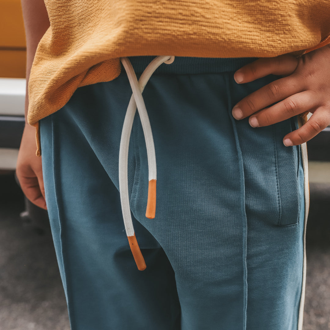 Your Wishes Solid Straight Jogger - Jongens Broek - Turqoise 4
