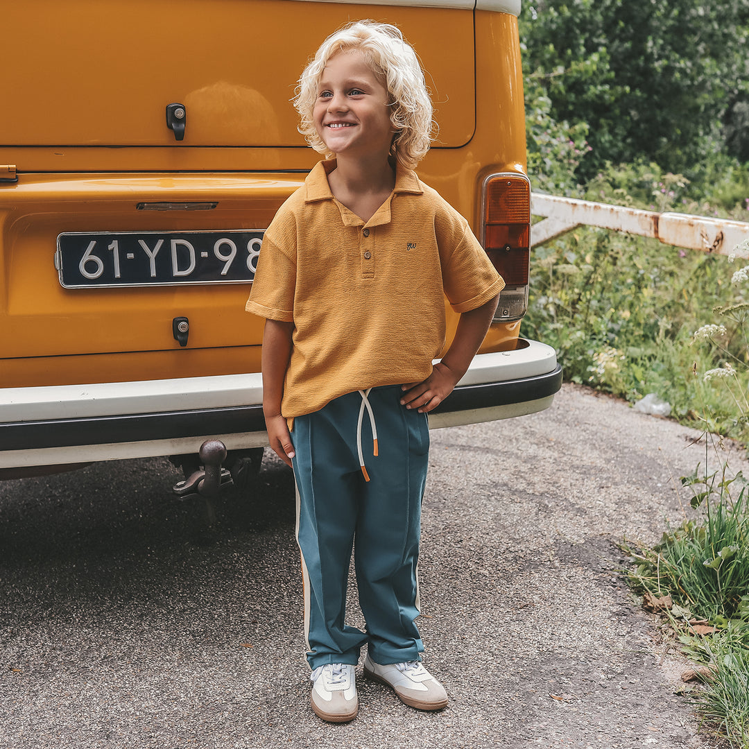 Your Wishes Solid Straight Jogger - Jongens Broek - Turqoise 5
