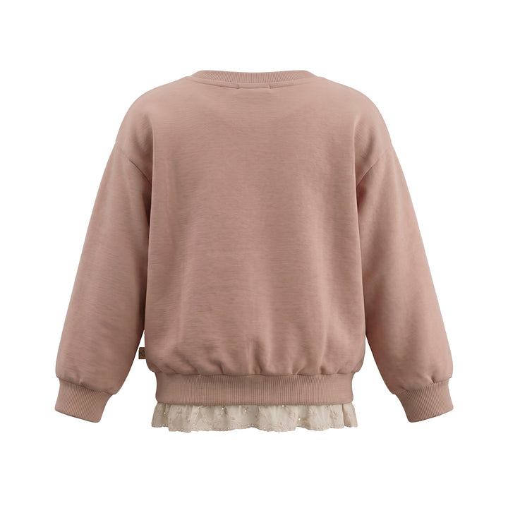 Your Wishes Solid Sweater Tulip - Meisjes Sweater - Taupe 3