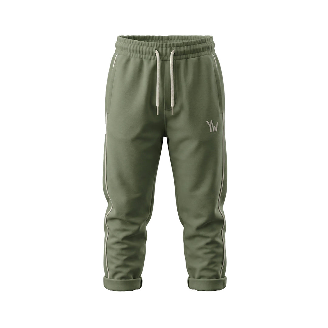 Your Wishes Solid Wide Jogger Olivine - Jongensbroek 1