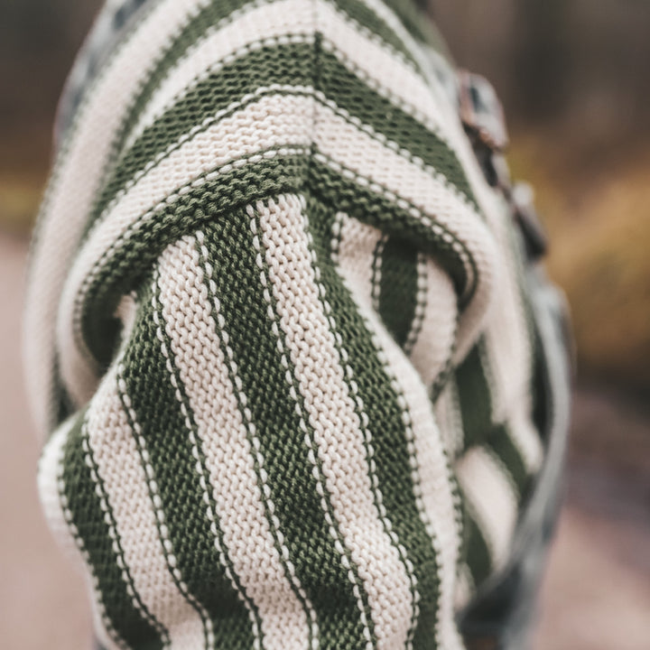 Your Wishes Stripe Knit Collar Sweater - Jongenstrui - Groen 3