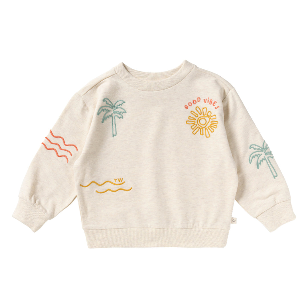 Your Wishes Sun Waves Oversized Sweater - Jongens Trui 1