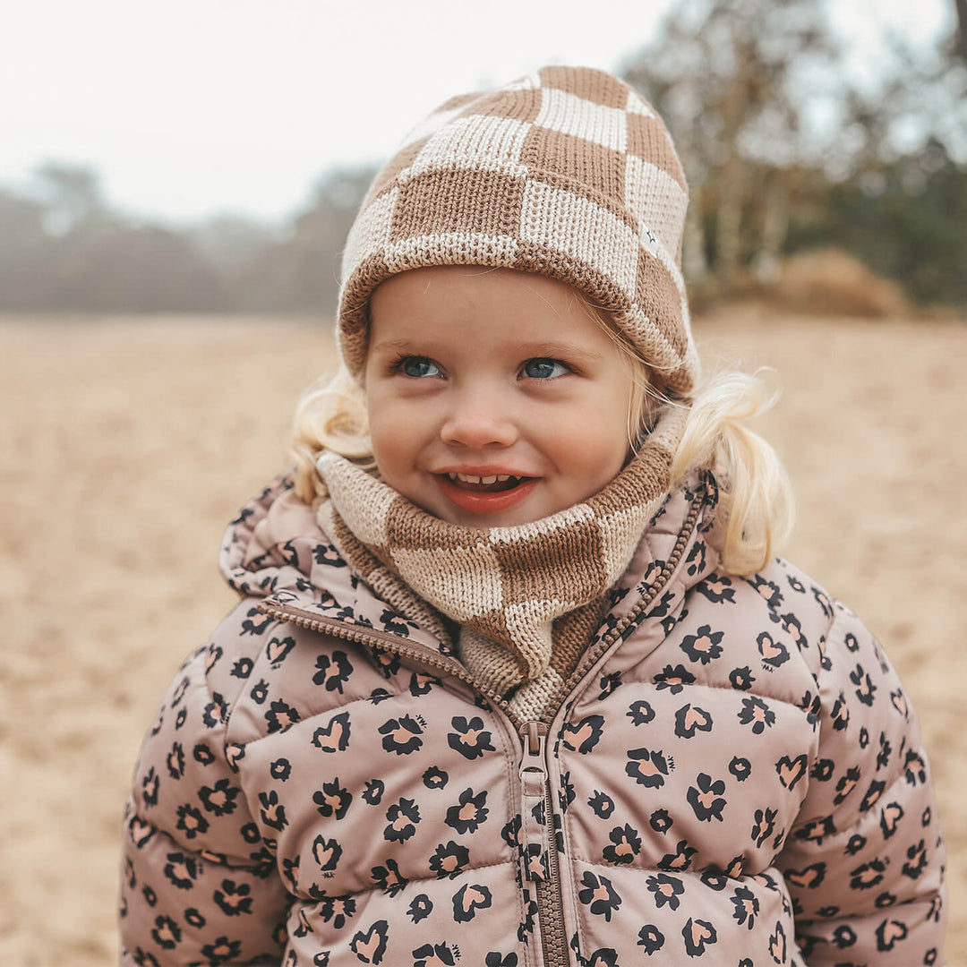 Your Wishes Sweet Leopard Puffer Coat - Meisjes Winterjas 3