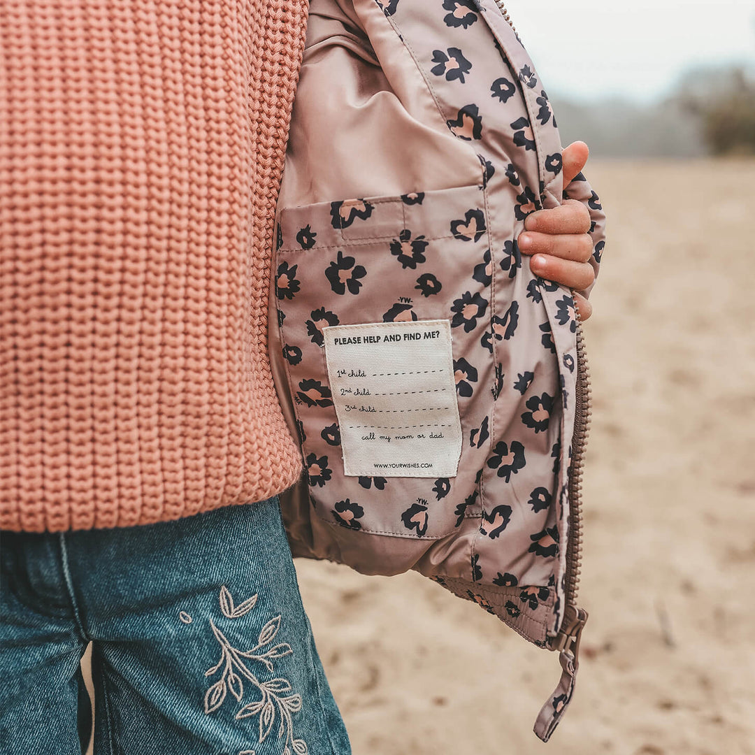 Your Wishes Sweet Leopard Puffer Coat - Meisjes Winterjas 6