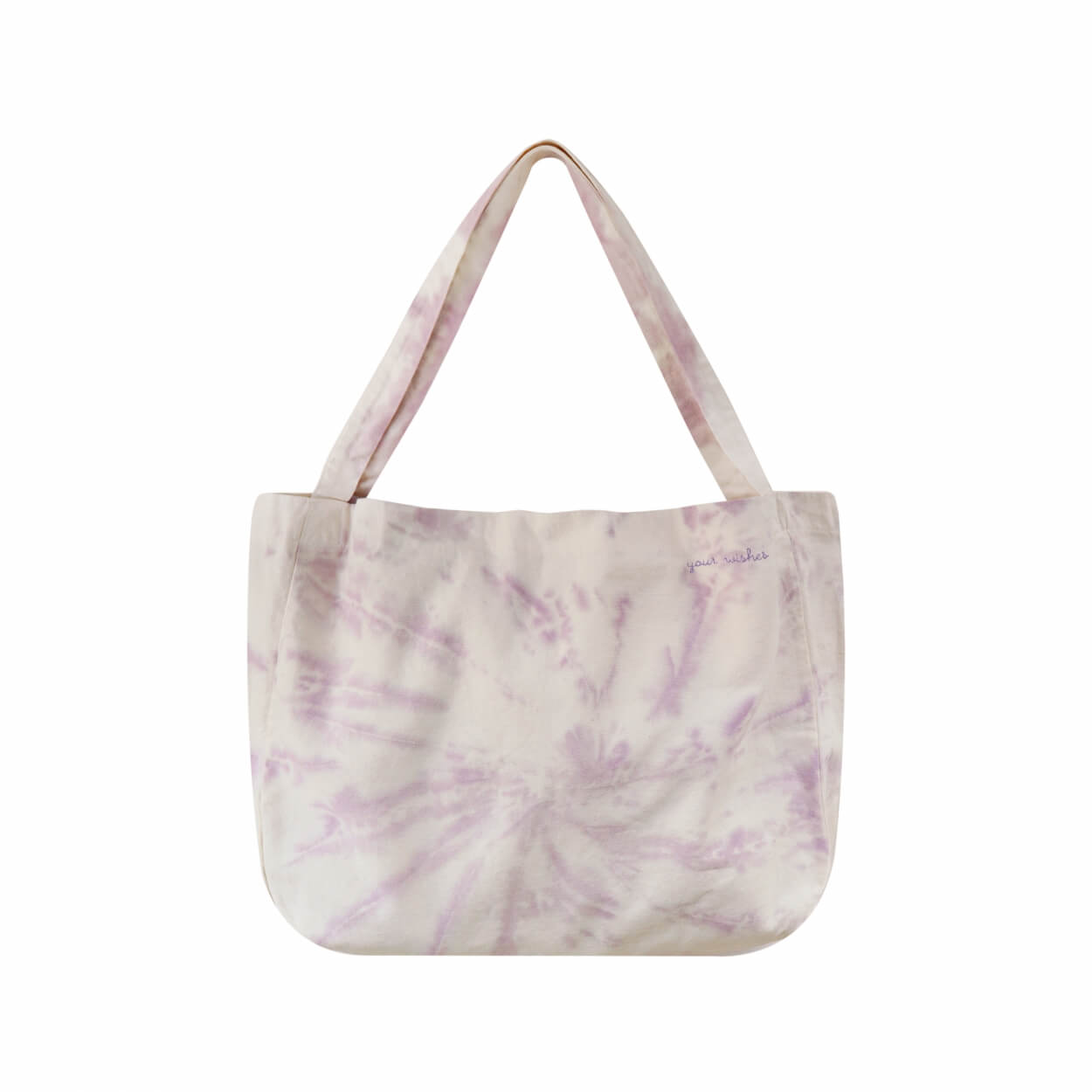 Your Wishes Tie Dye Mommy Tote Bag - Mama Tas - Lila1
