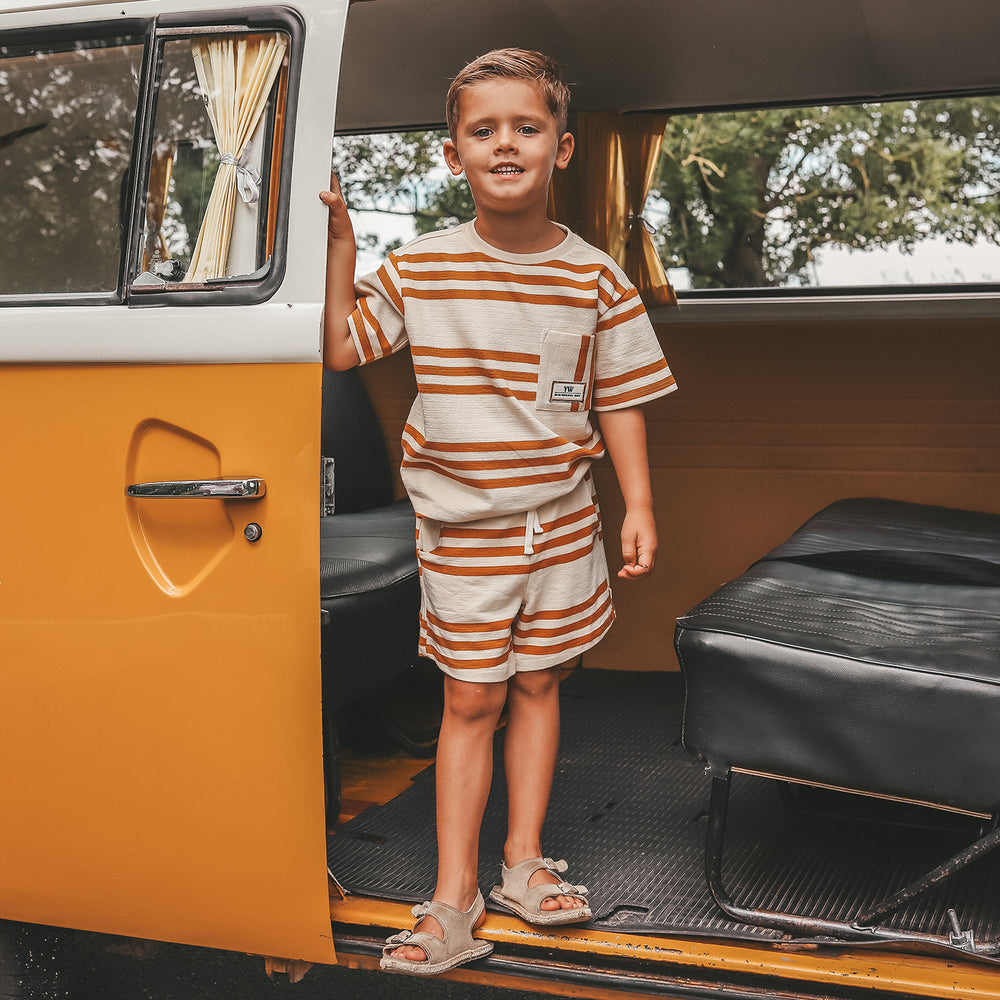 Your Wishes Triad Stripe Bermuda Shorts - Jongens Shorts 2