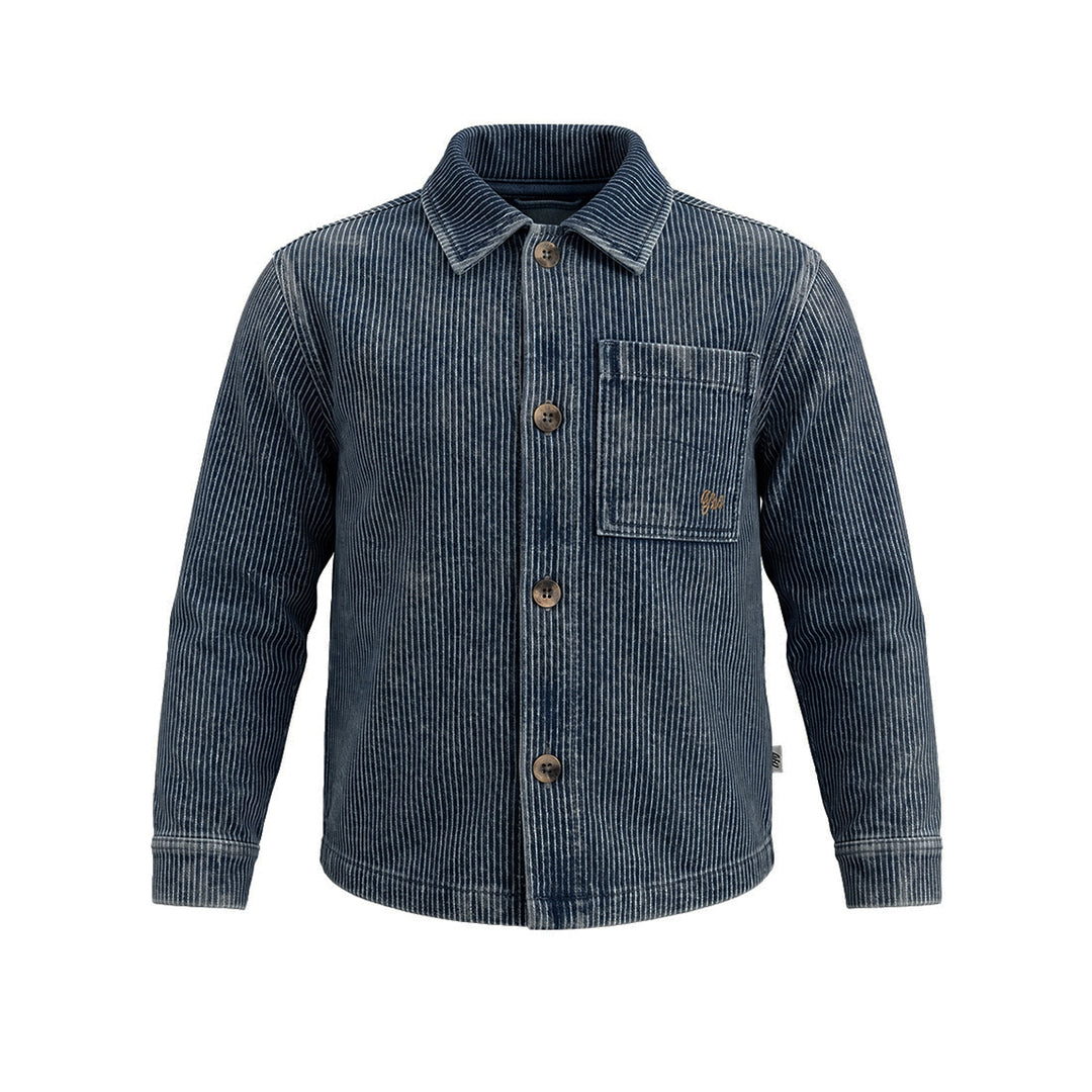 Your Wishes Washed Rib Overshirt - Jongens Overhemd 1