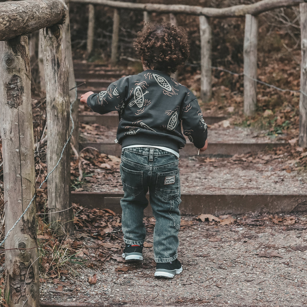 Your Denim Denim Worker Jeans Acid Grey - Jongens Broek 3