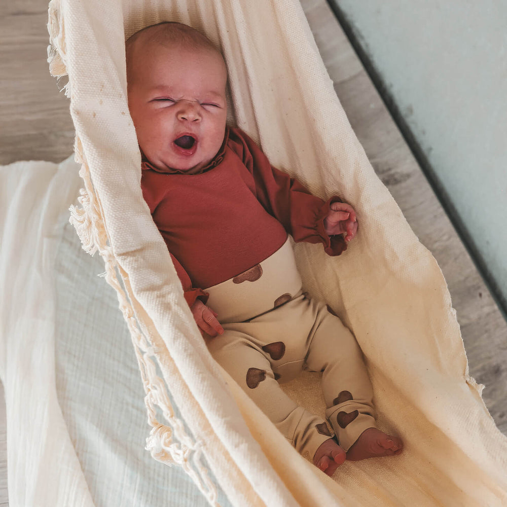 Your Wishes Candy Fitted Pants - Newborn Broekje - Ecru 2