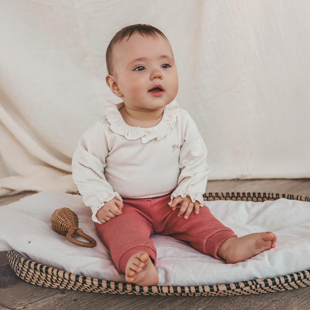 Your Wishes Cosy Baggy Pants - Newborn Broekje - Roze 4