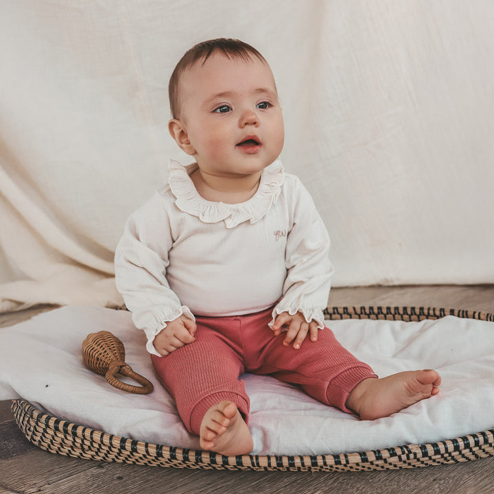 Your Wishes Cosy Baggy Pants - Newborn Broekje - Roze 4