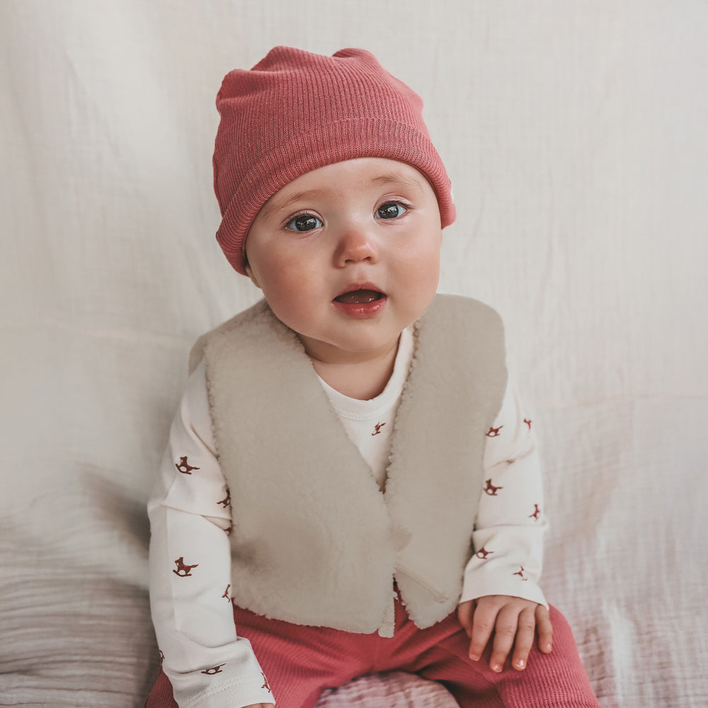 Your Wishes Cosy Hat - Newborn Meisjes Mutsje - Roze 2