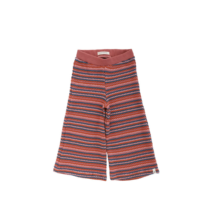 Your Wishes Fade Bubble Knit Wide Leg Pants - Meisjesbroek 1