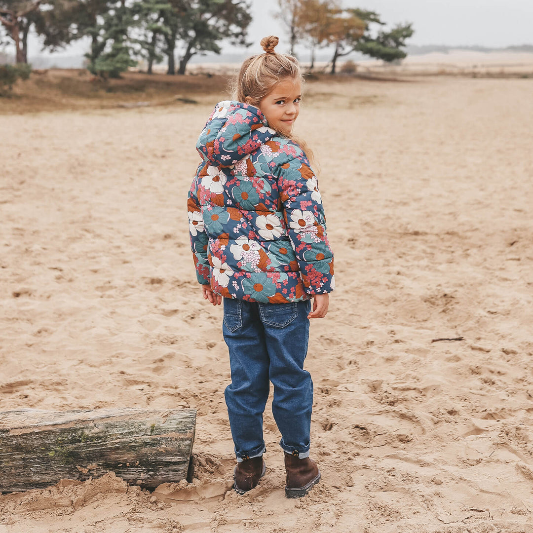 Your Wishes Florid Flare Puffer Coat - Meisjes Winterjas 4