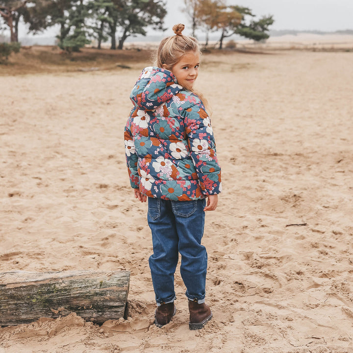 Your Wishes Florid Flare Puffer Coat - Meisjes Winterjas 4