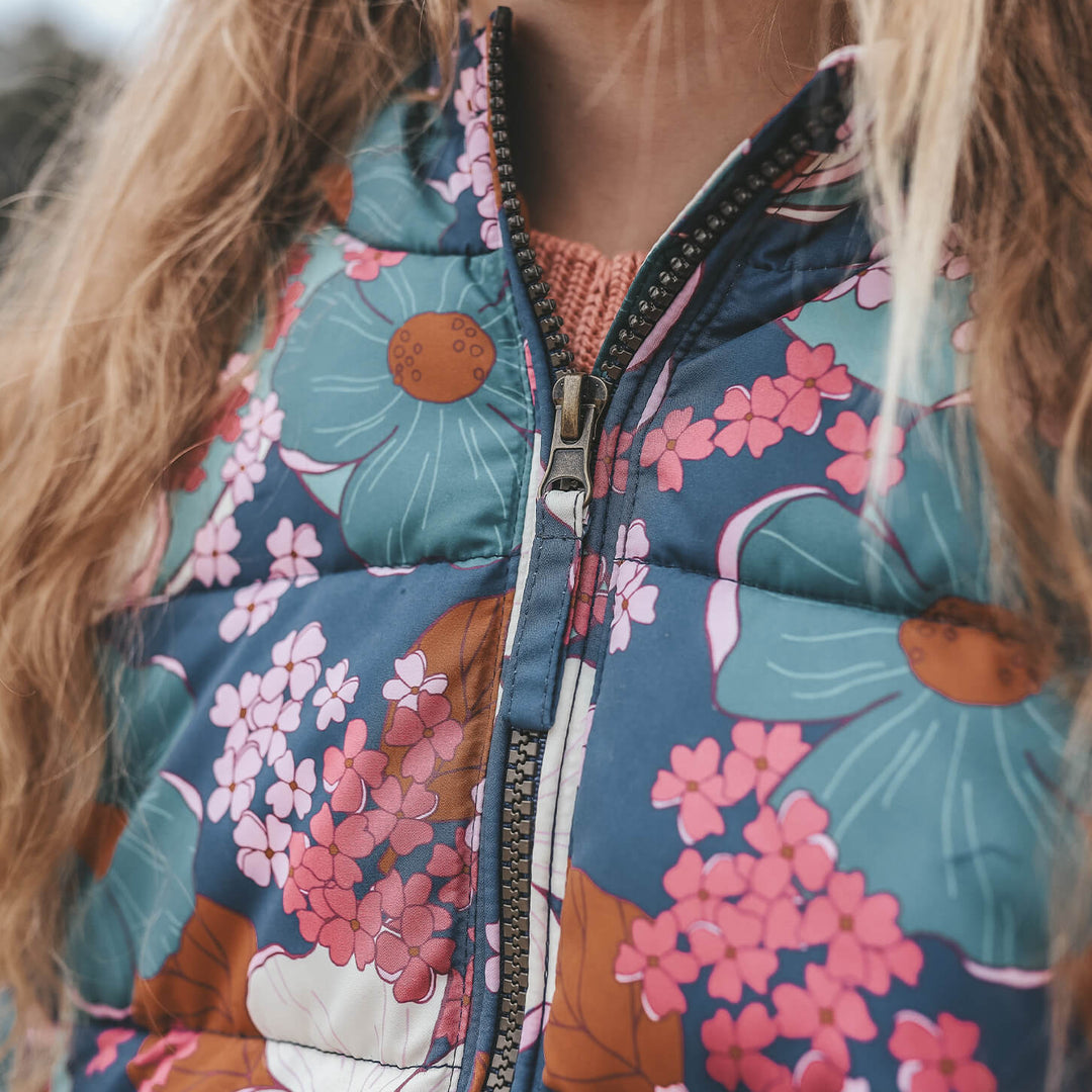 Your Wishes Florid Flare Puffer Coat - Meisjes Winterjas 6