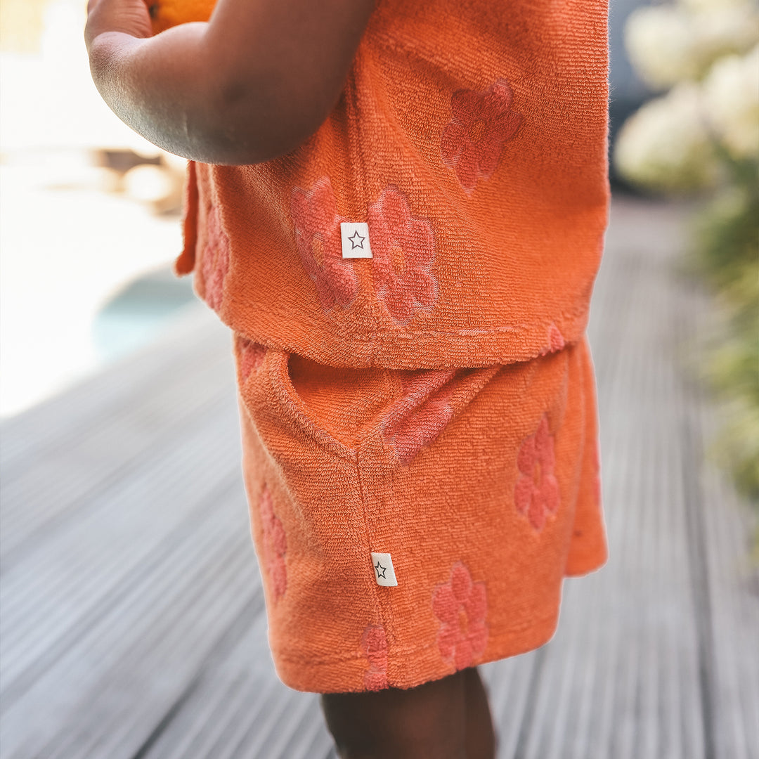 Your Wishes Flower Terry Shorts - Meisjes Korte Broek 3