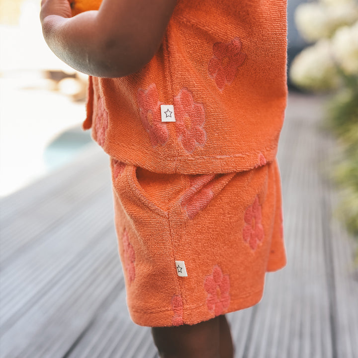 Your Wishes Flower Terry Shorts - Meisjes Korte Broek 3
