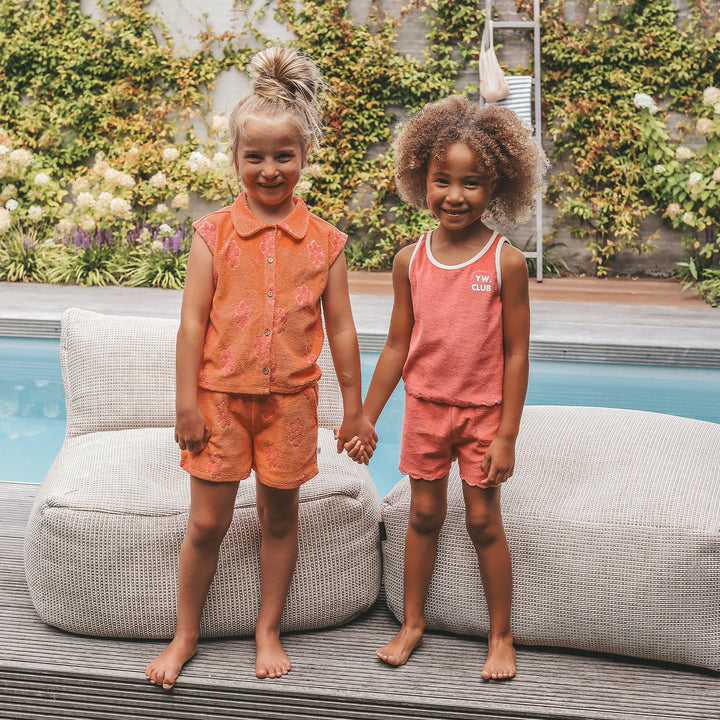 Your Wishes Flower Terry Shorts - Meisjes Korte Broek 4