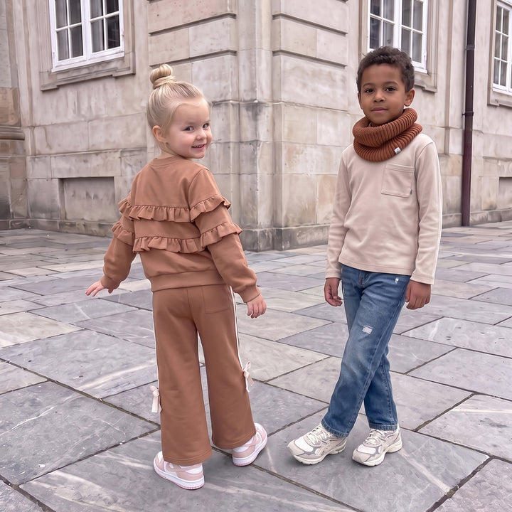 Your Wishes French Knit Ruffle Sweater - Meisjestrui 4