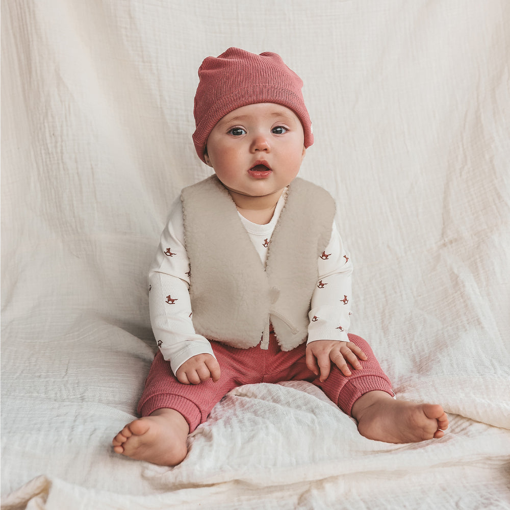 Your Wishes Horse Wrap Cardigan - Newborn Meisjes Shirt Ecru 2