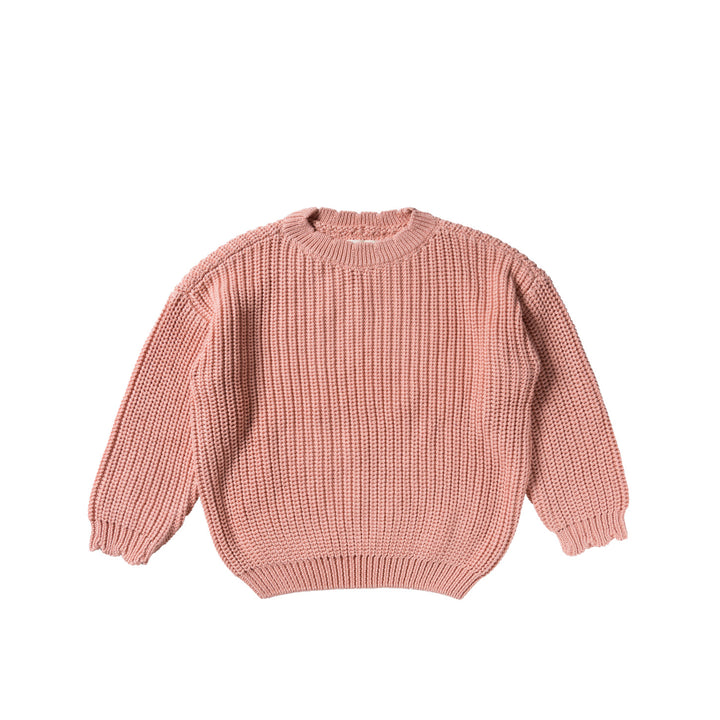 Your Wishes Knit Chunky Sweater Rose Dawn - Meisjestrui roze 1