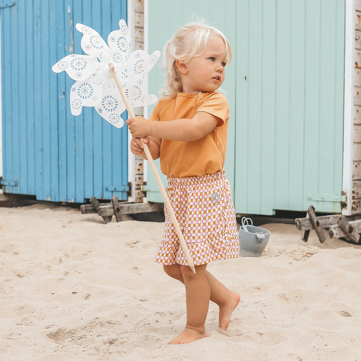 Your Wishes Single Jersey Raglan Shirt - Meisjes Top Oranje 4