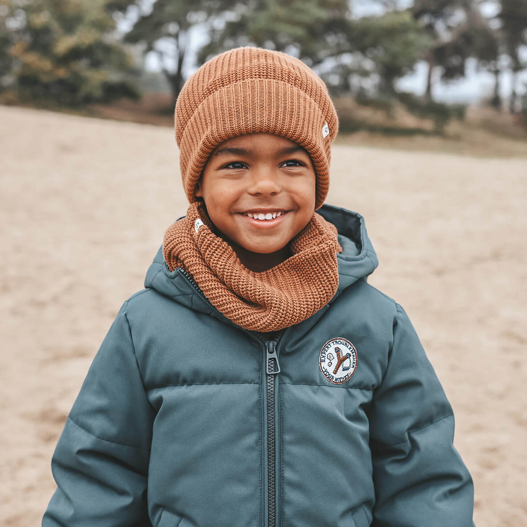 Your Wishes Solid Knitted Hat Chipmunk - Wintermuts - Bruin 2