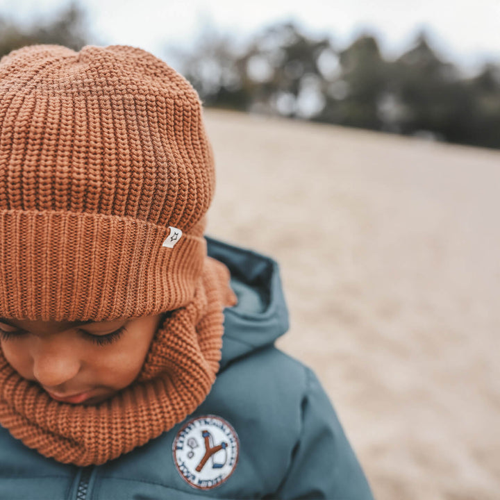 Your Wishes Solid Knitted Hat Chipmunk - Wintermuts - Bruin 4