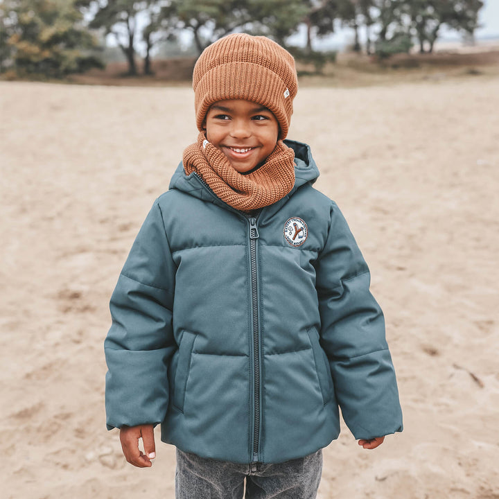 Your Wishes Solid Knitted Scarf Chipmunk - Kindersjaal 2