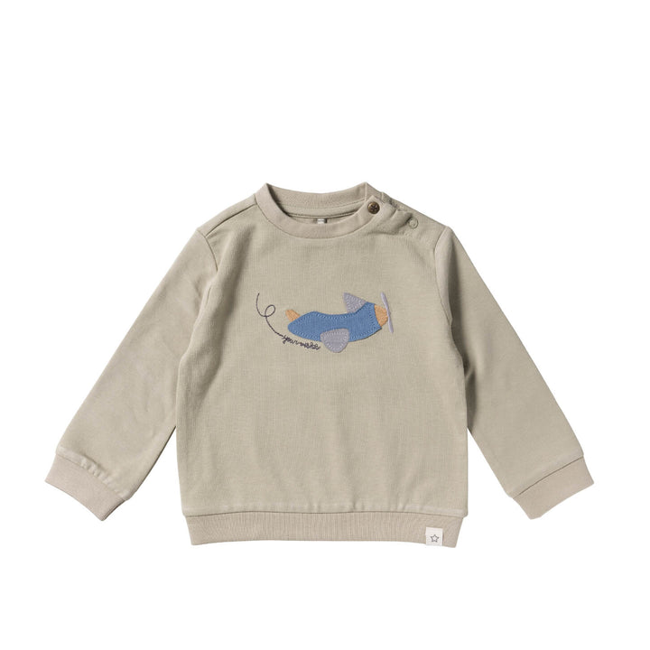 Your Wishes Solid Longsleeve Elm - Newborn Shirt Licht Kaki 1