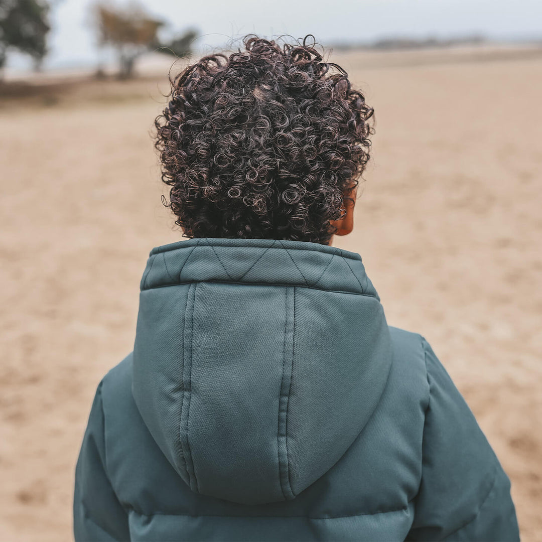 Your Wishes Solid Puffer Coat - Jongens Winterjas - Blauw 4