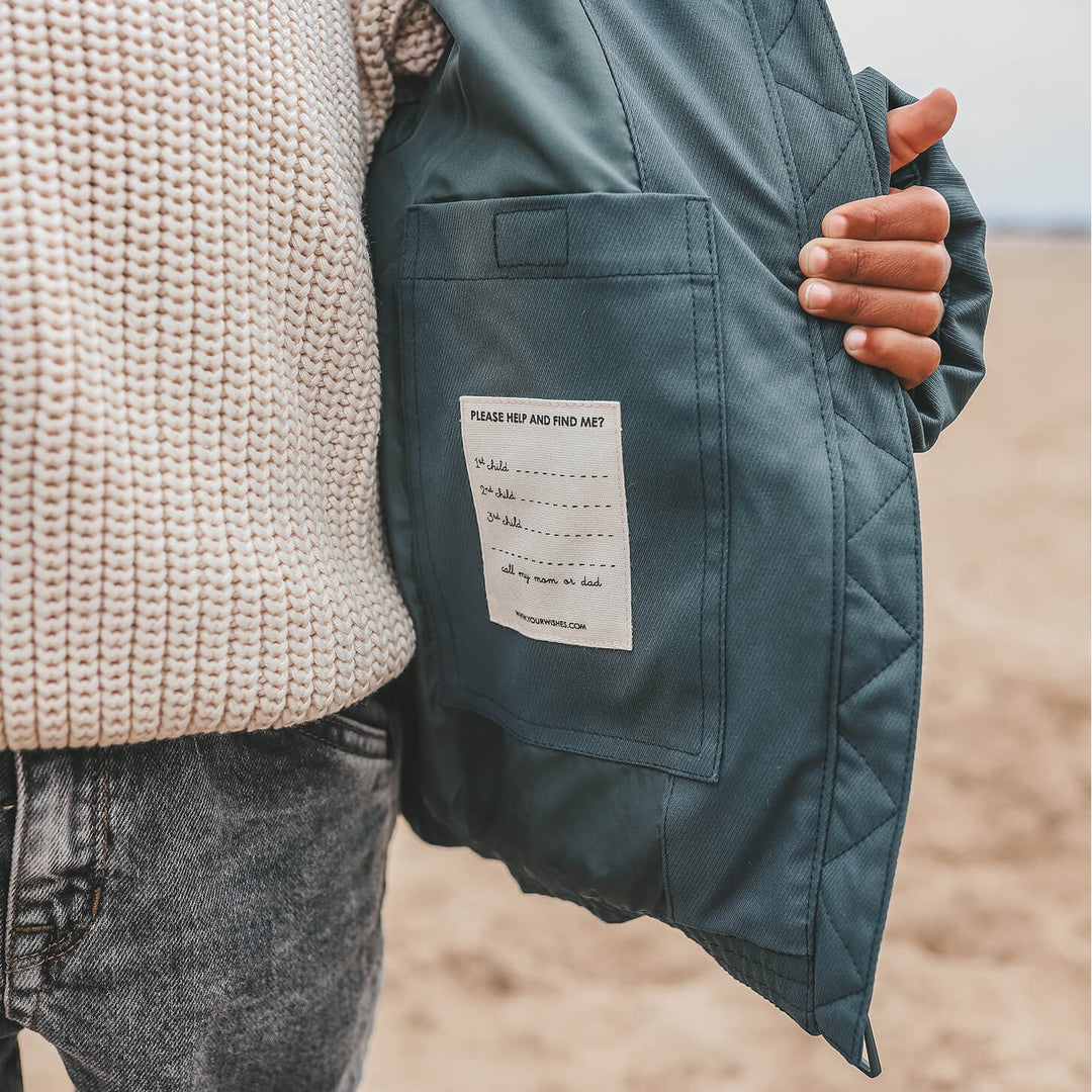 Your Wishes Solid Puffer Coat - Jongens Winterjas - Blauw 6