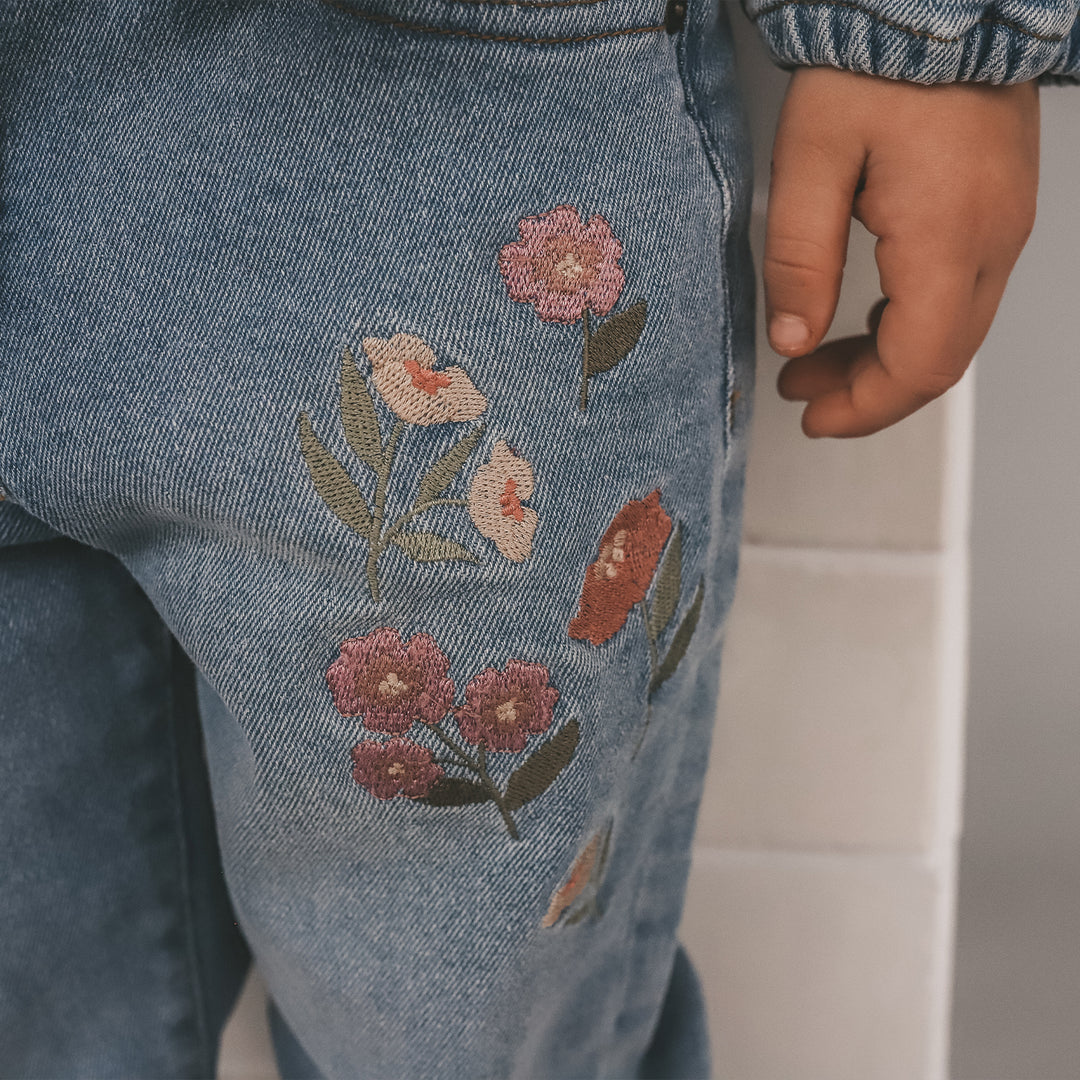 Your Wishes Stretch Denim Baggy Jeans - Meisjes Jeans Blauw 3