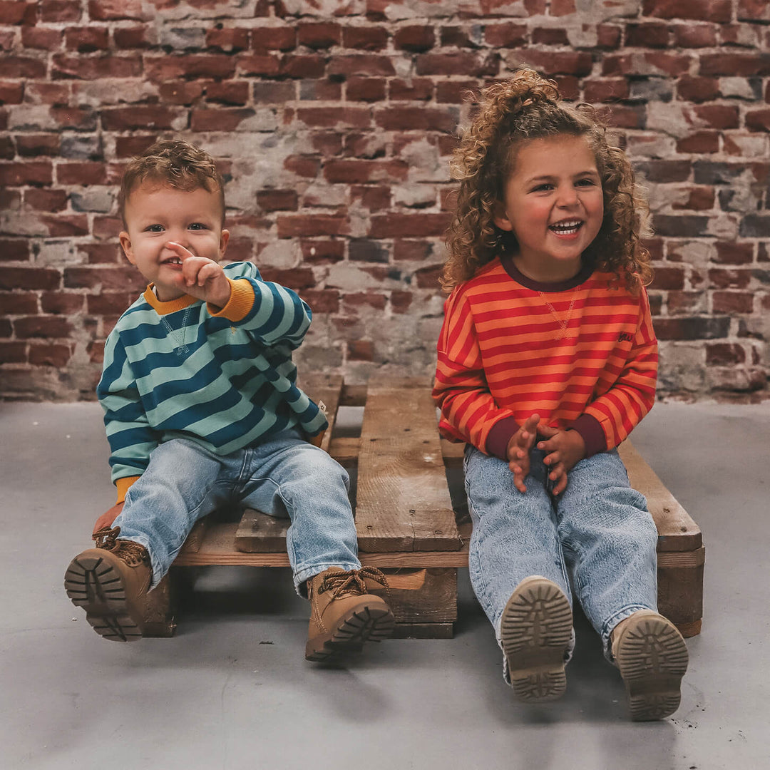 Your Wishes Stripe French Knit Sweater Beetroot Purple 6