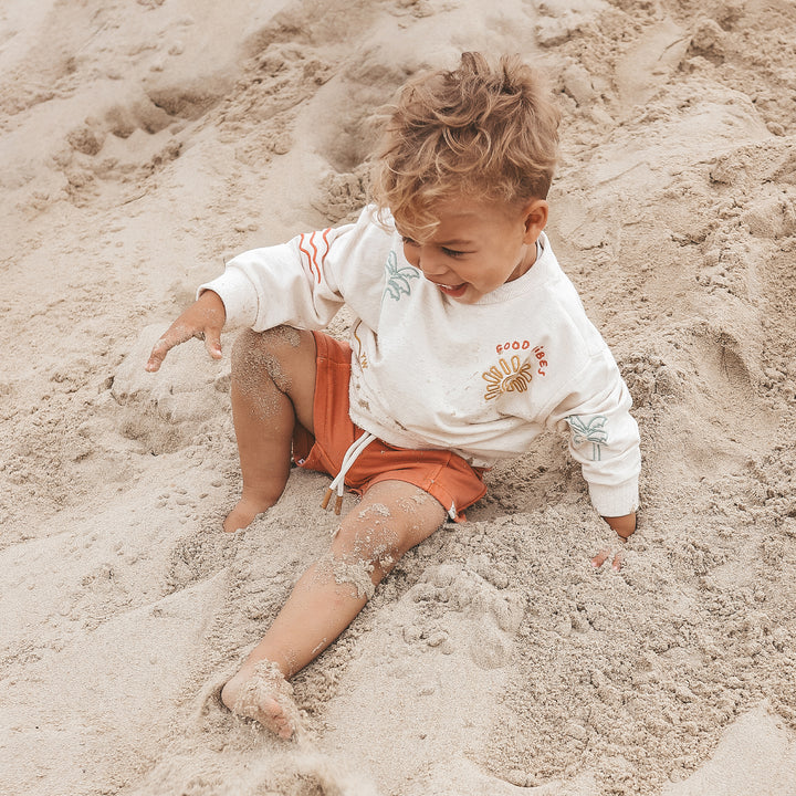 Your Wishes Sun Waves Oversized Sweater - Jongens Trui 2