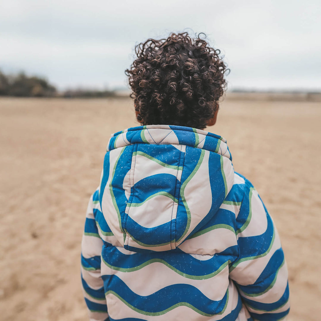 Your Wishes Sway Puffer Coat - Jongens Winterjas - Blauw 4