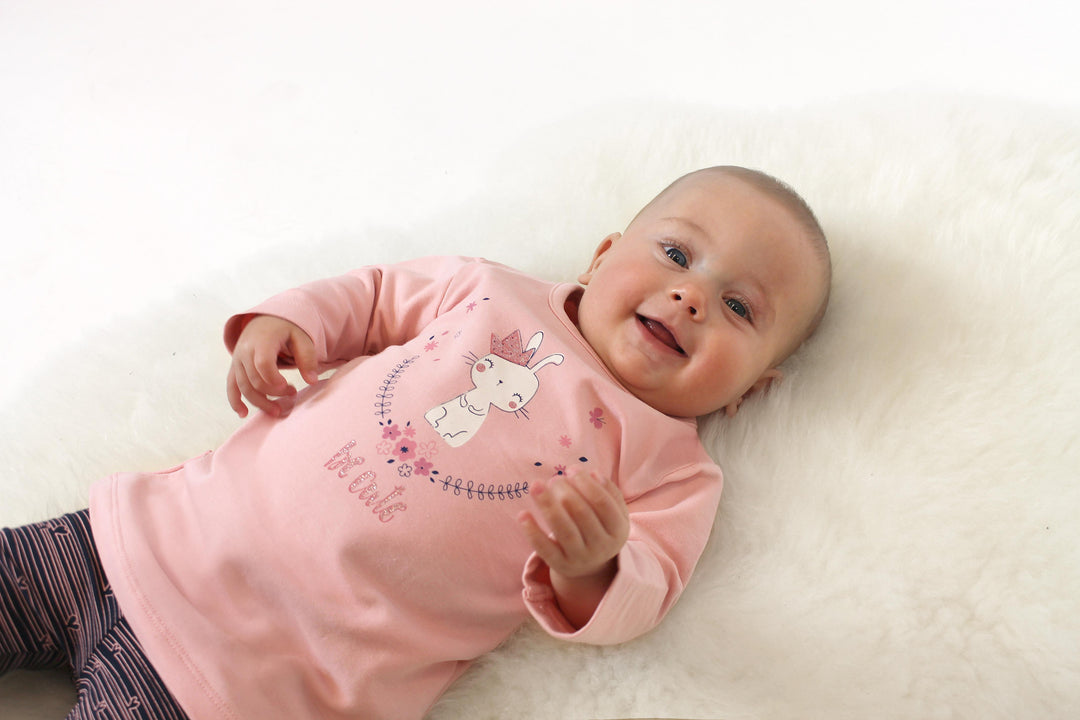 Ducky Beau Dress Powder Pink - Baby Jurk - Roze2