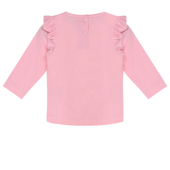 Ducky Beau Longsleeve Candy Pink - Baby Shirtje - Roze2